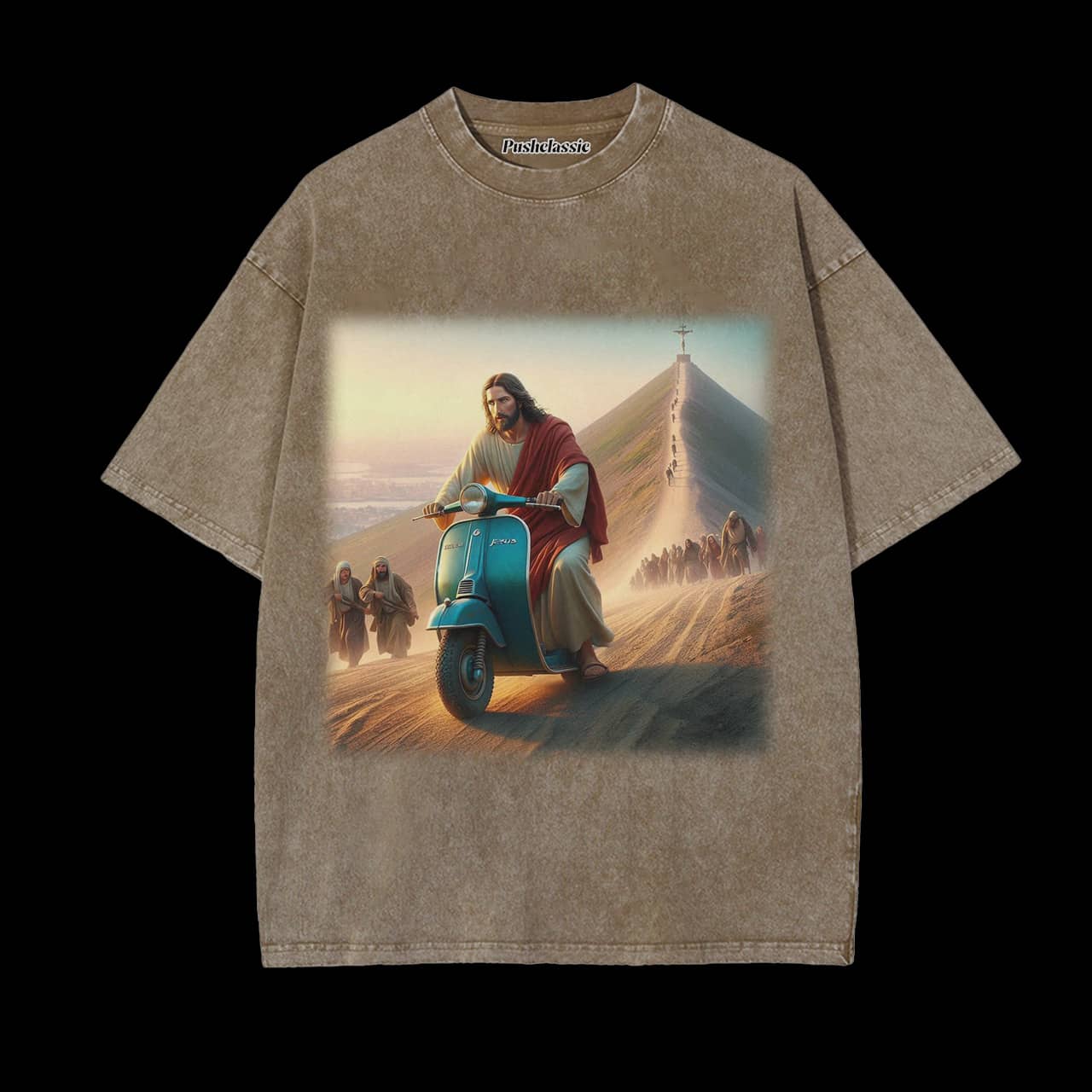 THE JESUS CYCLING WASHED T-SHIRT