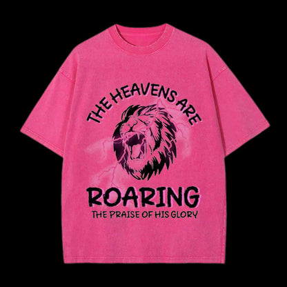 The Heavens Are Roaring Christian Tee