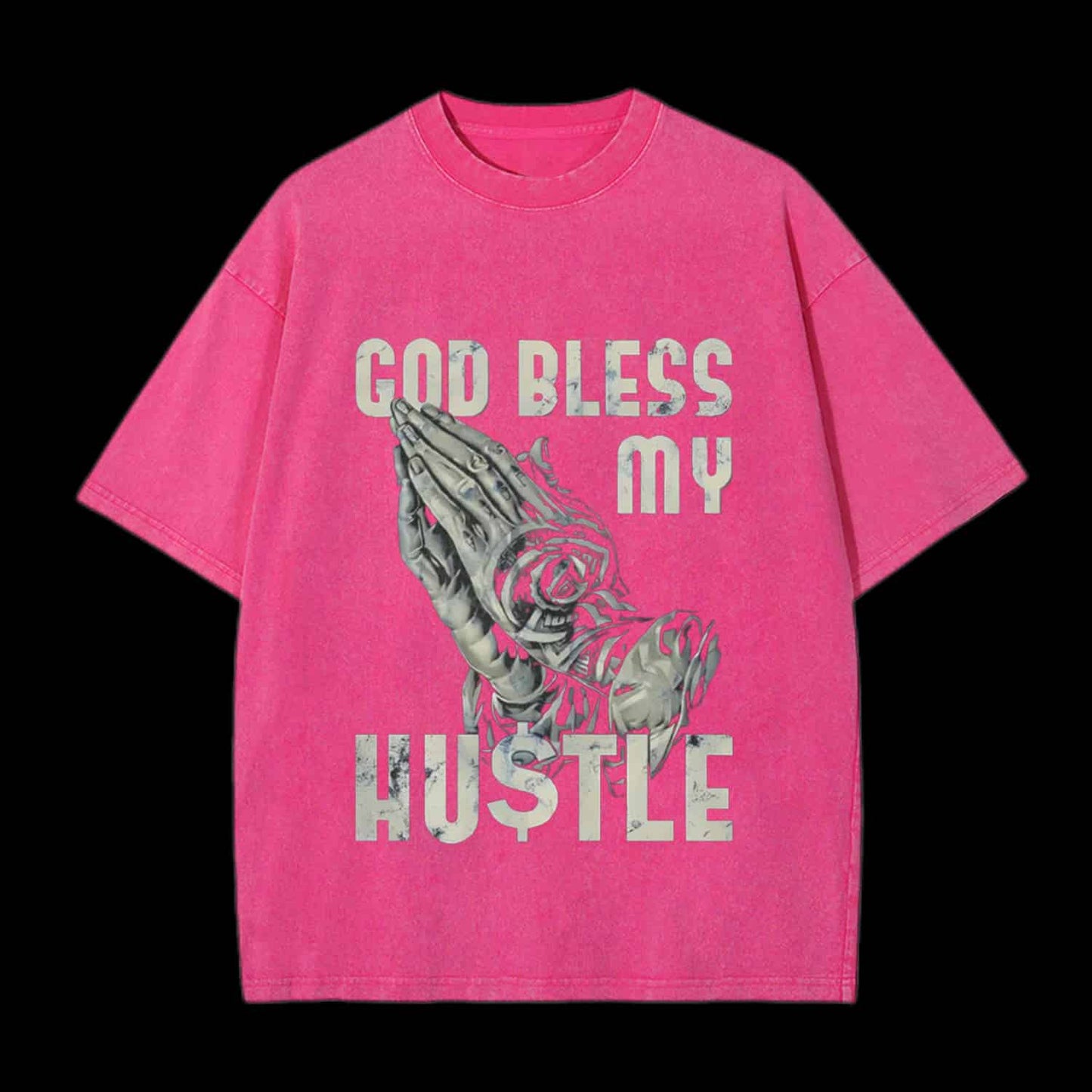 God Bless My Hustle Christian Tee