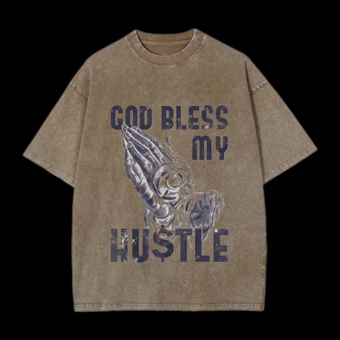 God Bless My Hustle Christian Tee