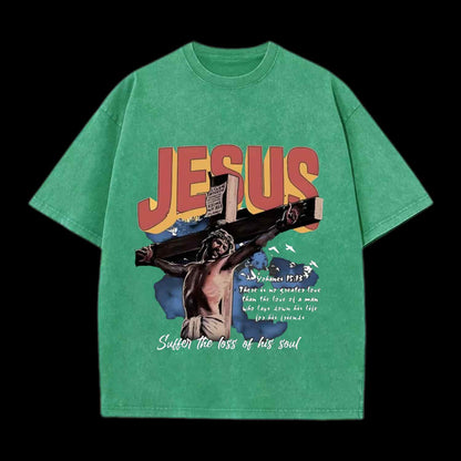 Jesus Sutten The Loss Of His Soul Christian Tee