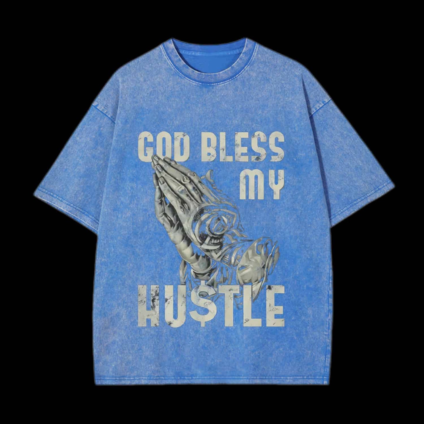 God Bless My Hustle Christian Tee