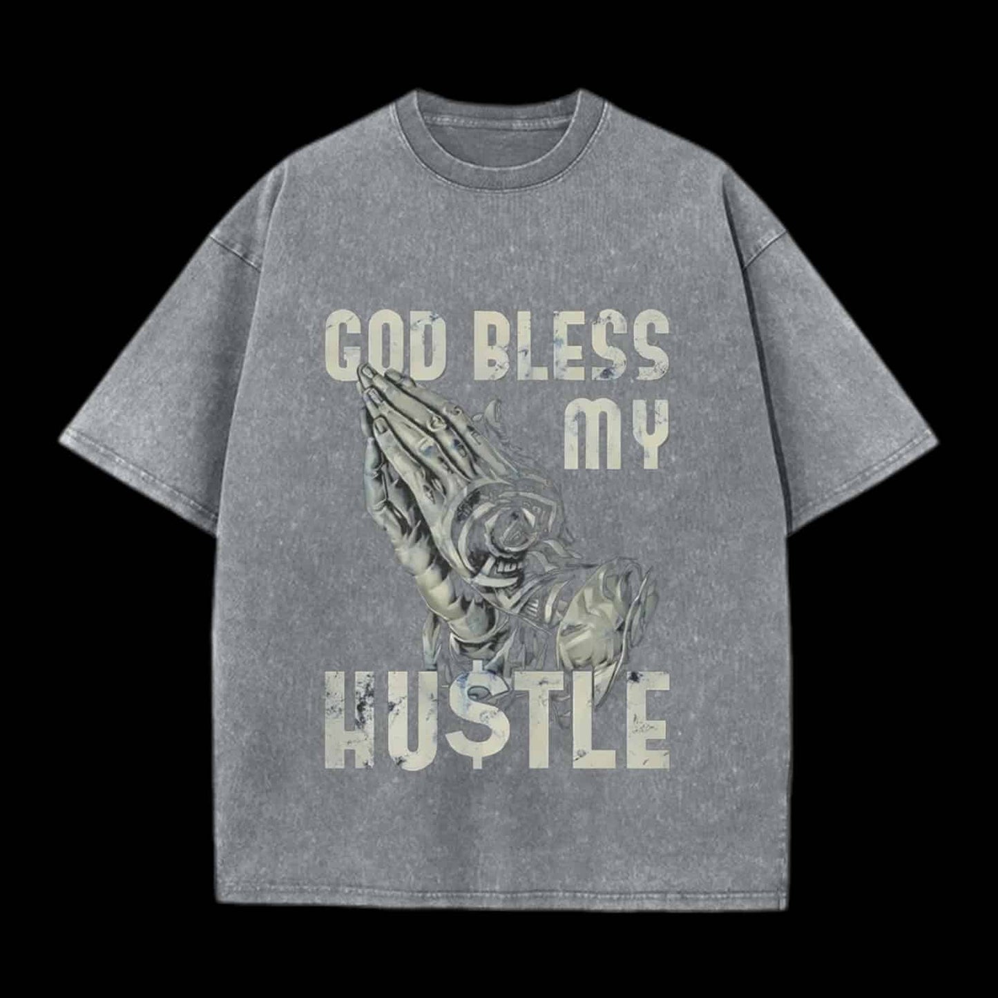 God Bless My Hustle Christian Tee