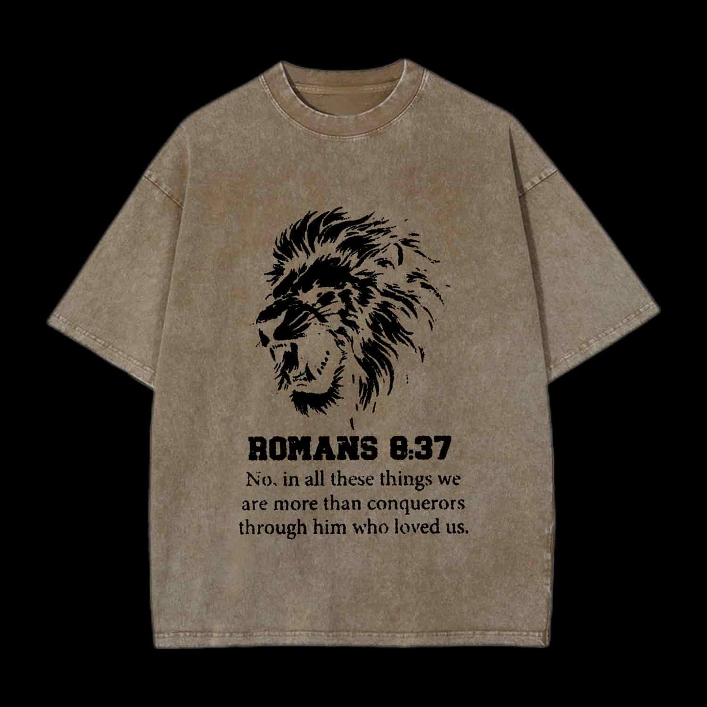 More Than Conquerors Lion Tee
