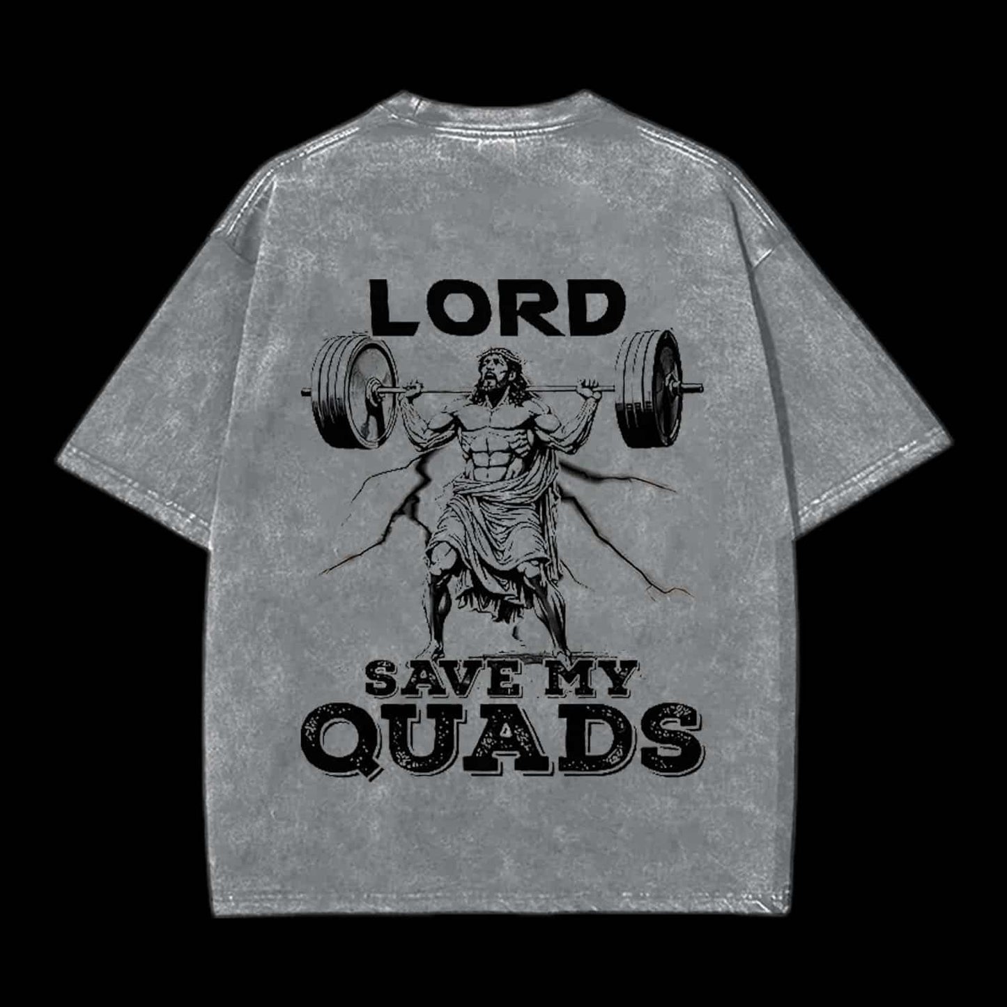 The Lord Save My Quads Christian Tee