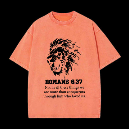 More Than Conquerors Lion Tee