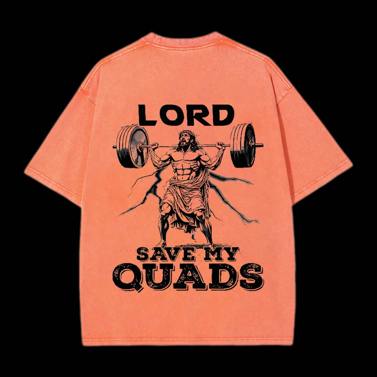 The Lord Save My Quads Christian Tee