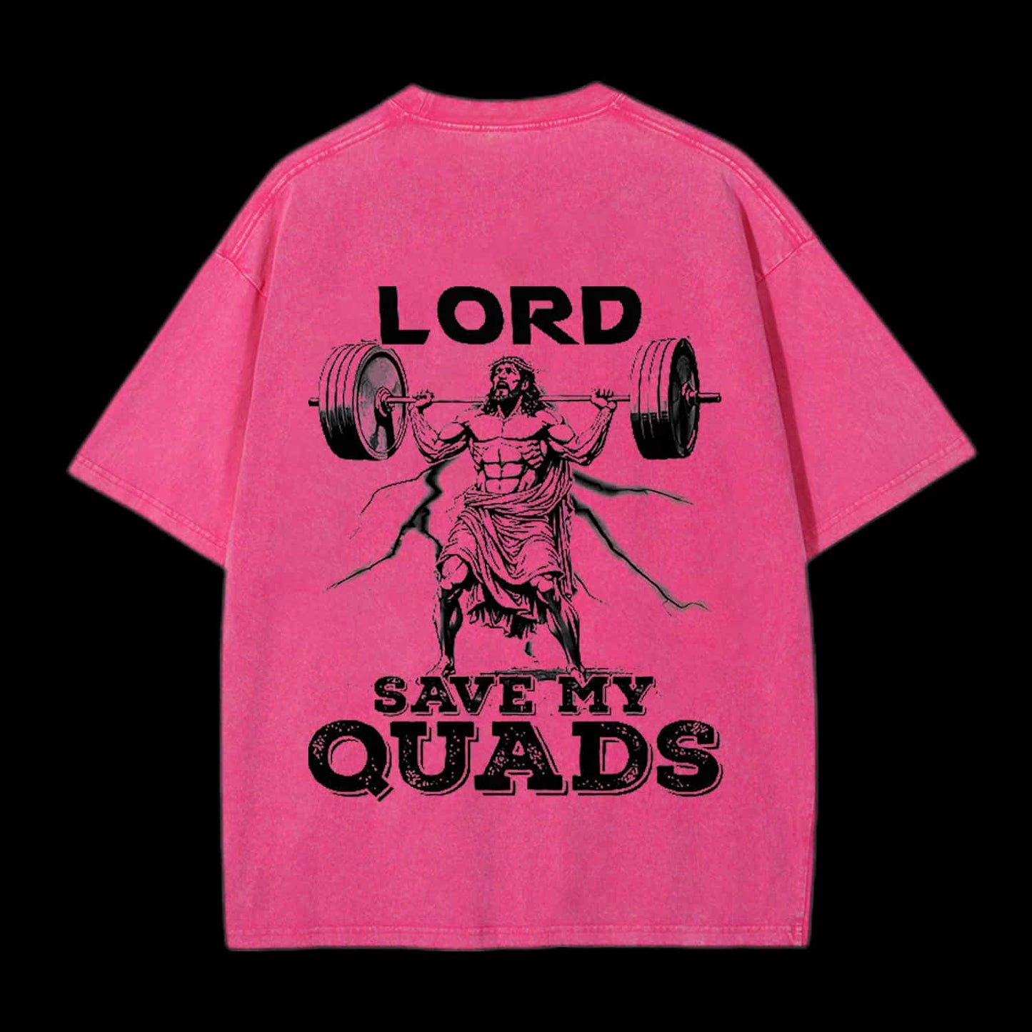 The Lord Save My Quads Christian Tee