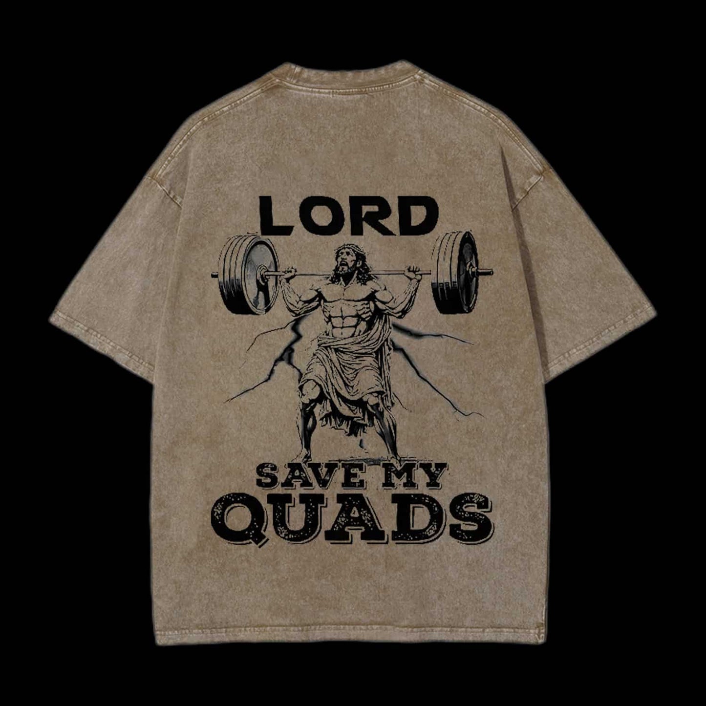 The Lord Save My Quads Christian Tee