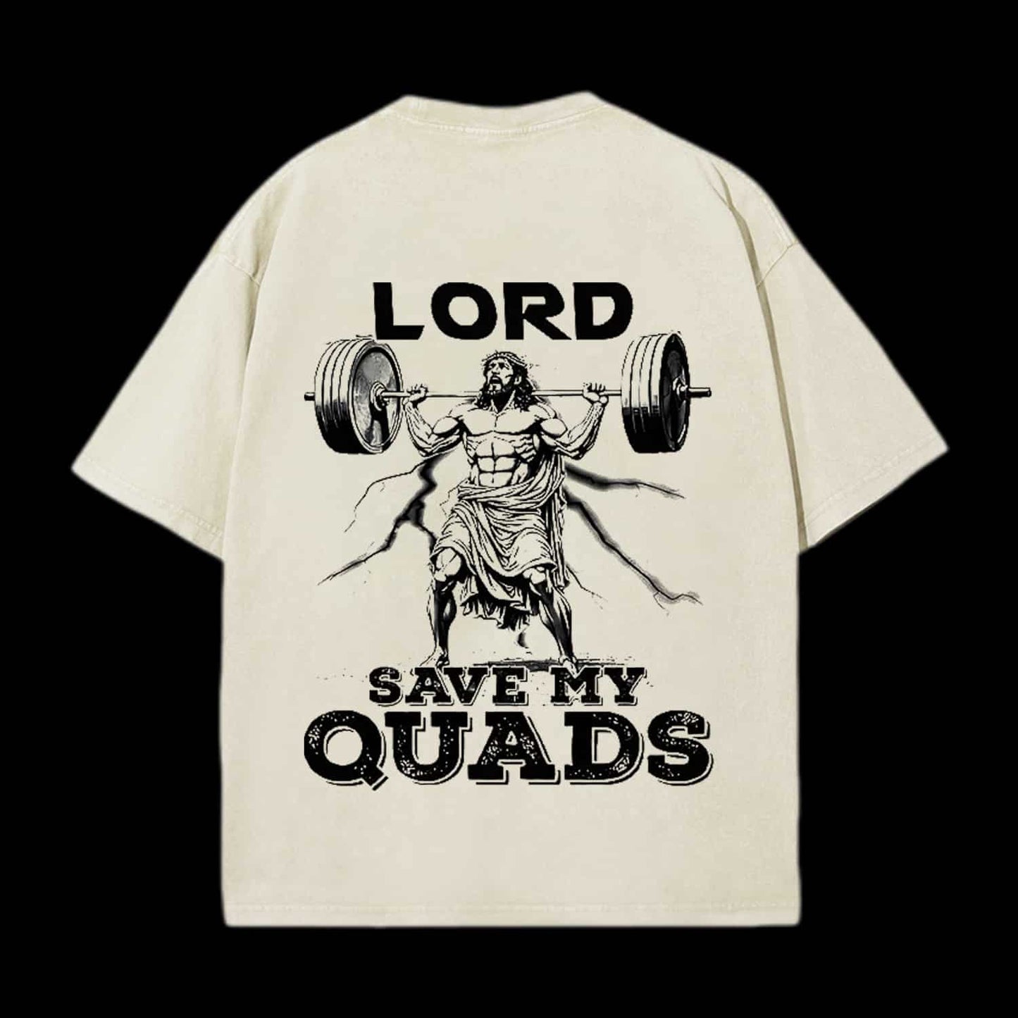 The Lord Save My Quads Christian Tee