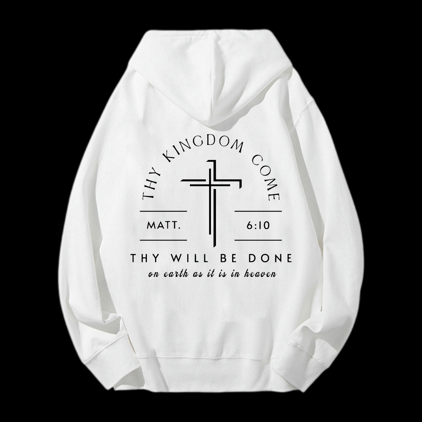 Thy Will Be Done Drawstring Hoodie