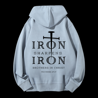 Iron Sharpens Iron Drawstring Hoodie