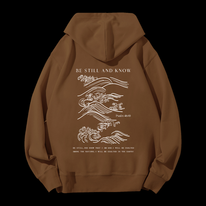 Be Still And Know Drawstring Hoodie