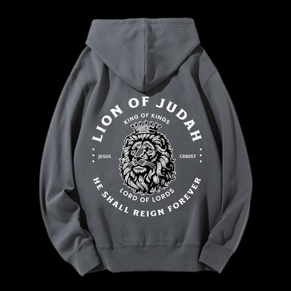 Lion Of Judah Drawstring Hoodie