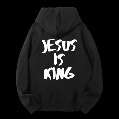 Jesus Is King Drawstring Hoodie