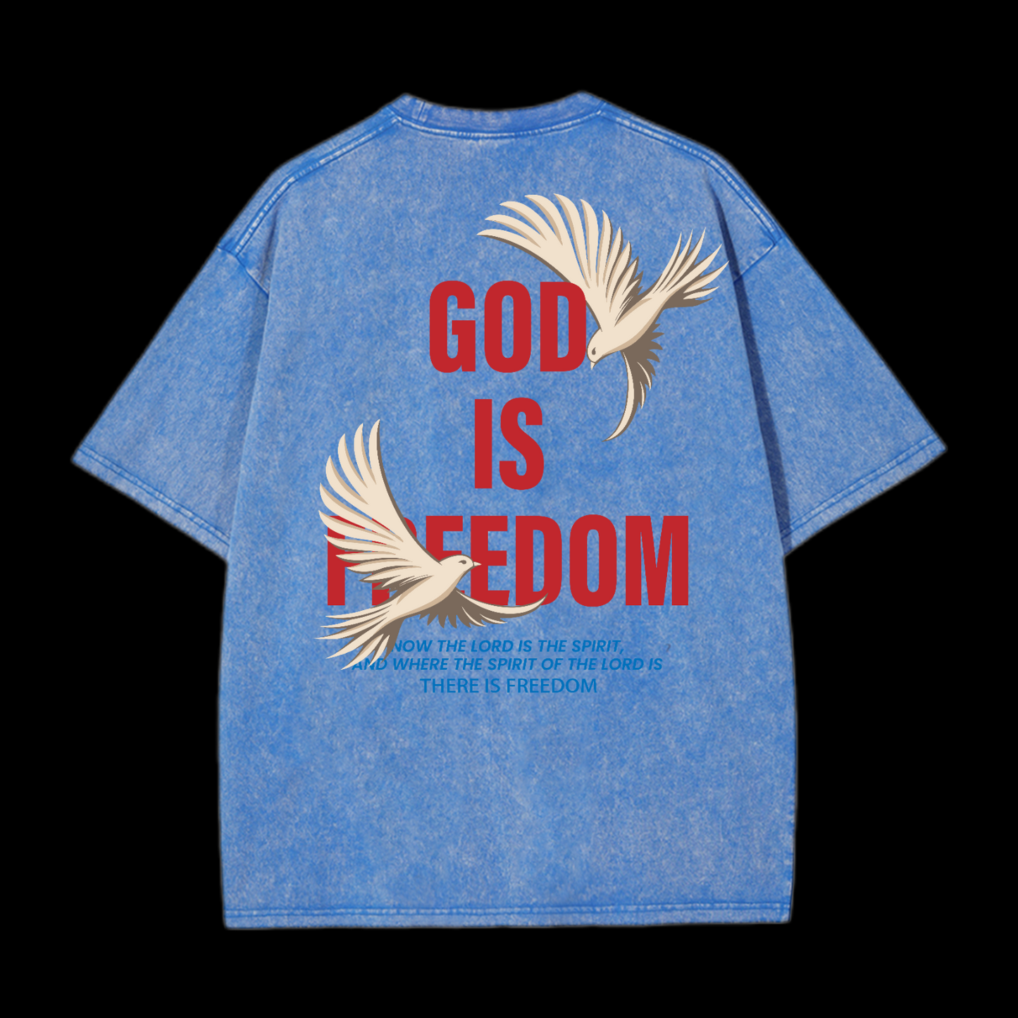 God Is Freedom Washed T-Shirt