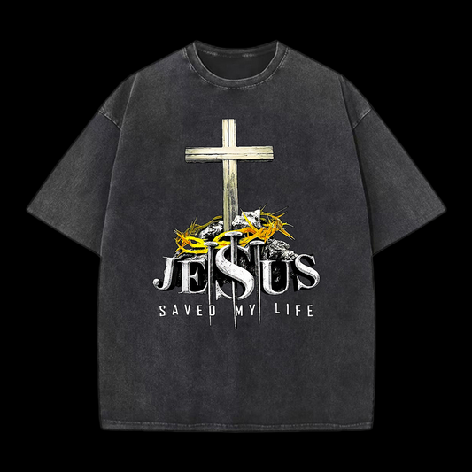 Saved My Life Washed T-Shirt