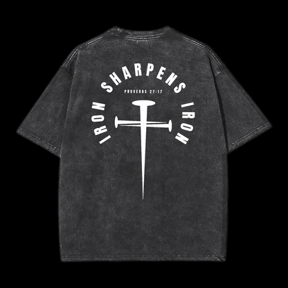 Iron Sharpens Iron Washed T-Shirt