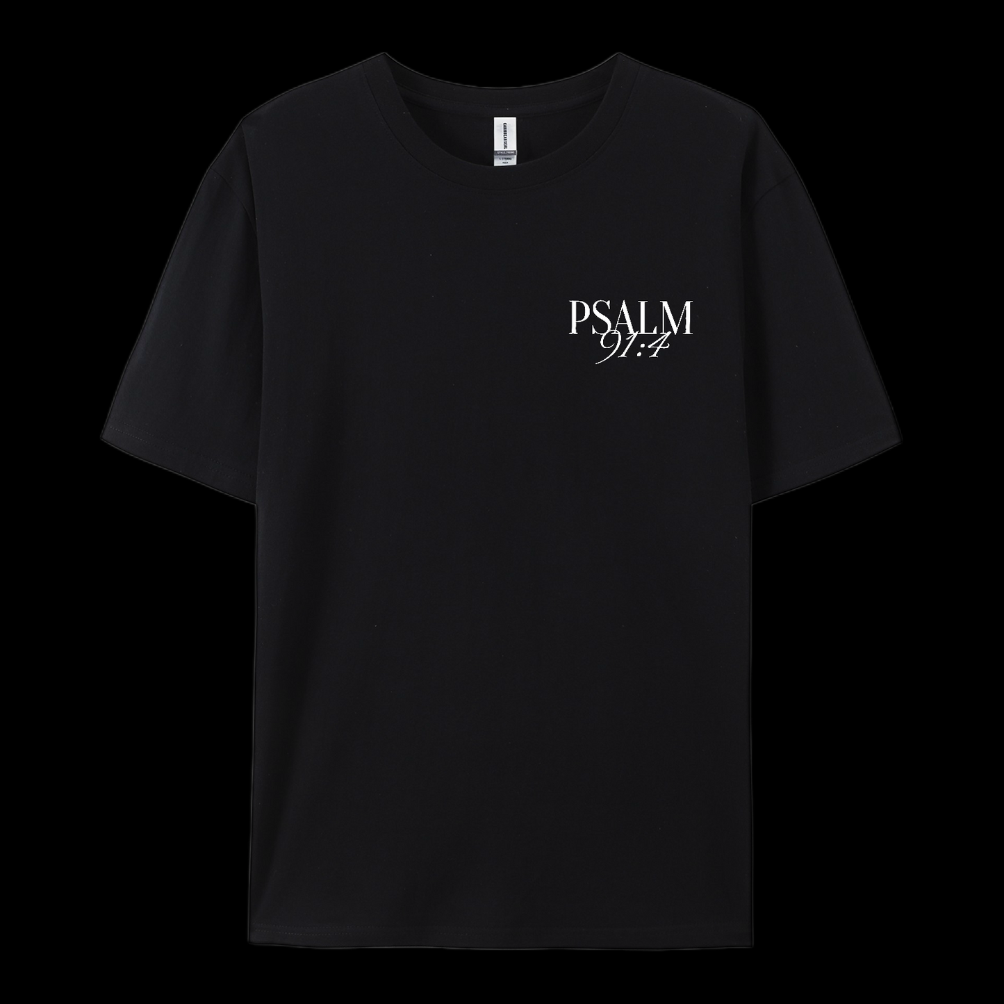 Psalm 91:4 Cotton T-Shirt