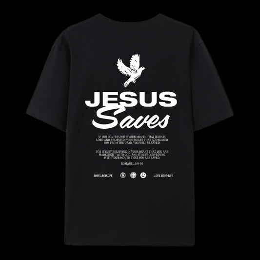 Jesus Saves Cotton T-Shirt