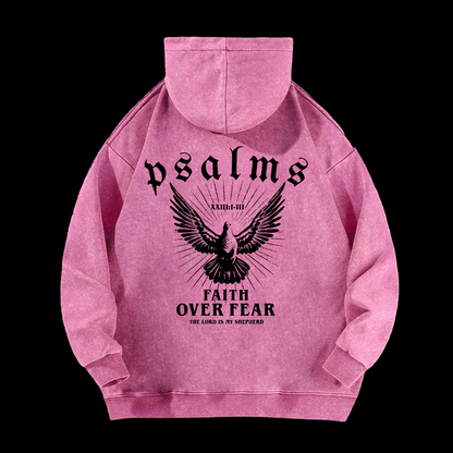 Faith Over Fear Washed Hoodie