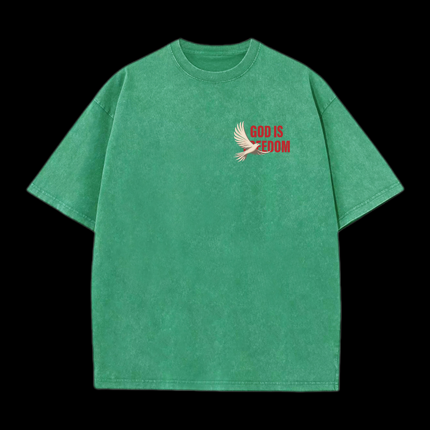 God Is Freedom Washed T-Shirt