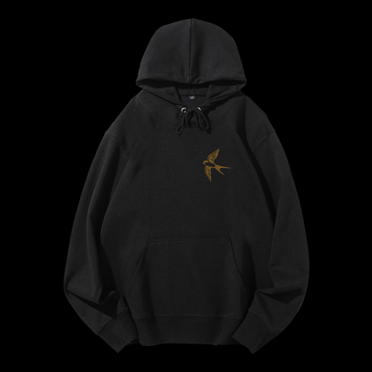 Look At The Birds Of The Air Drawstring Hoodie