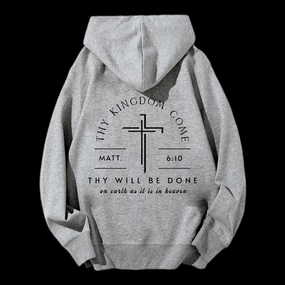 Thy Will Be Done Drawstring Hoodie