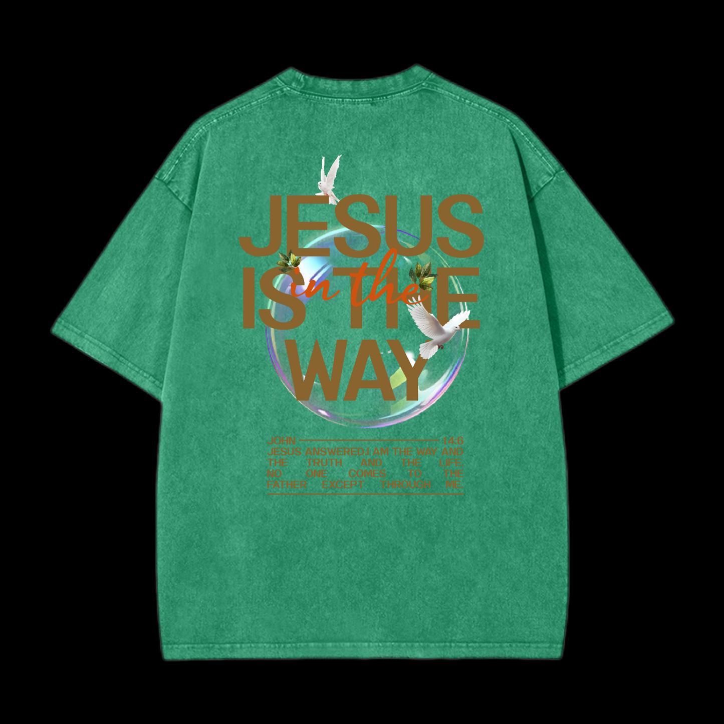 Jesus Is The Way Washed T-Shirt