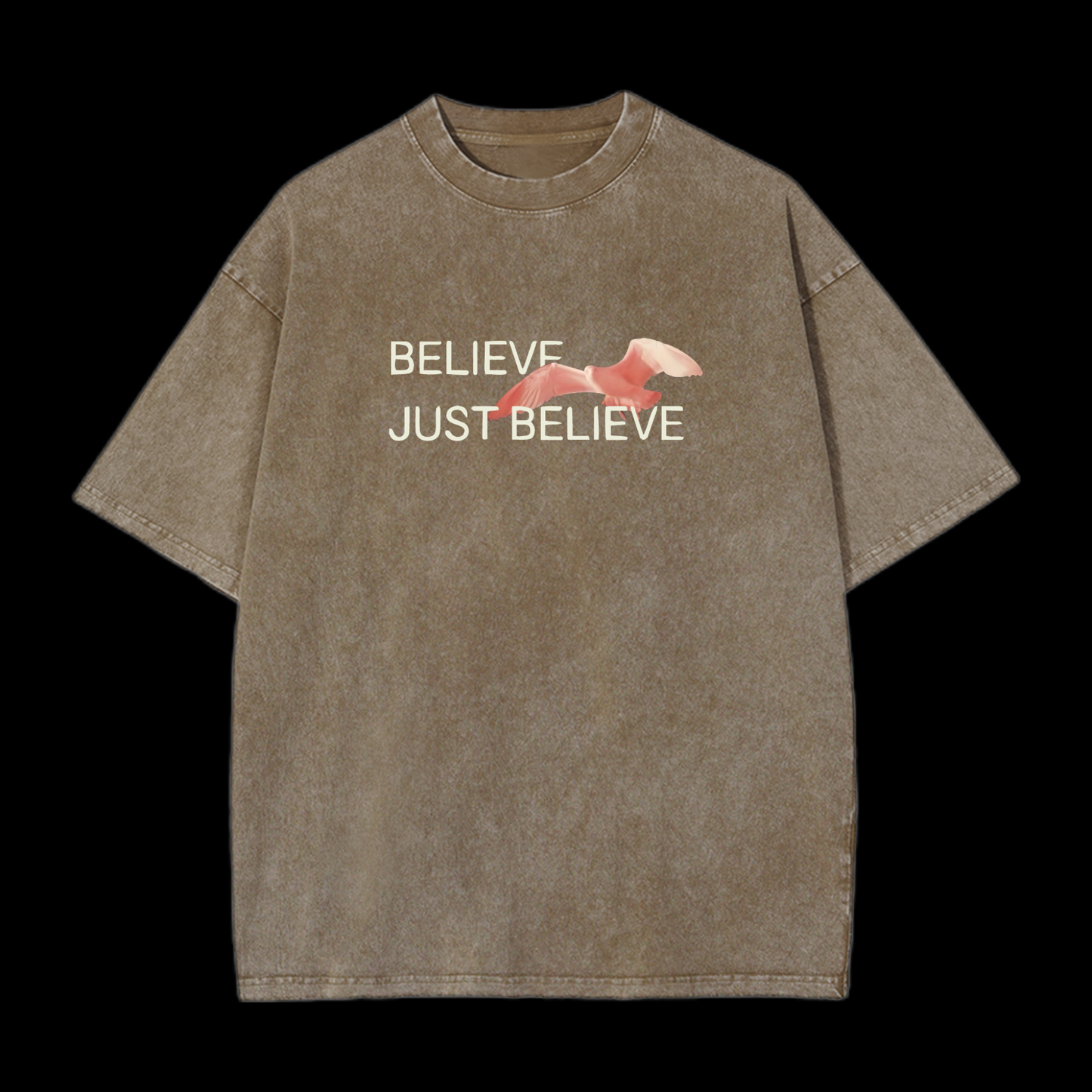 With God All Things Are Possible Washed T-Shirt