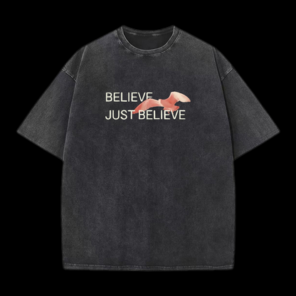 With God All Things Are Possible Washed T-Shirt