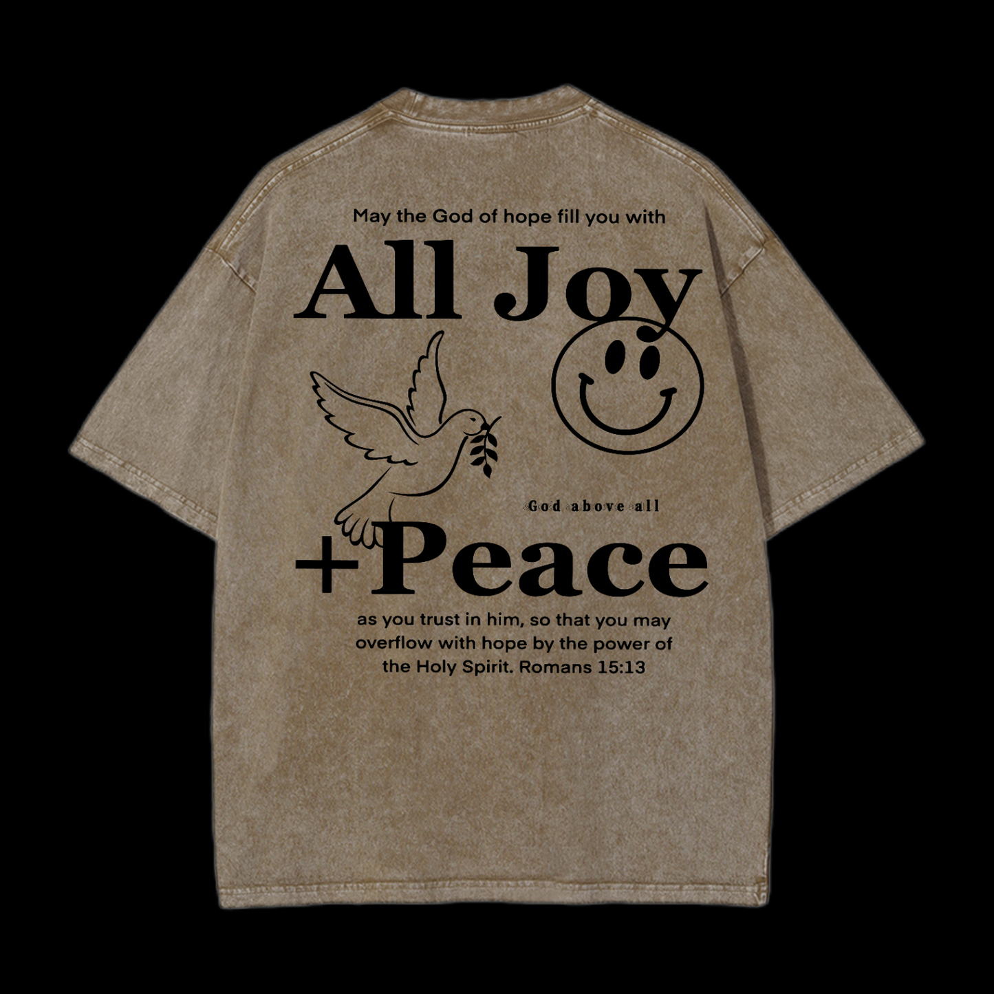 God Above All  Washed T-Shirt