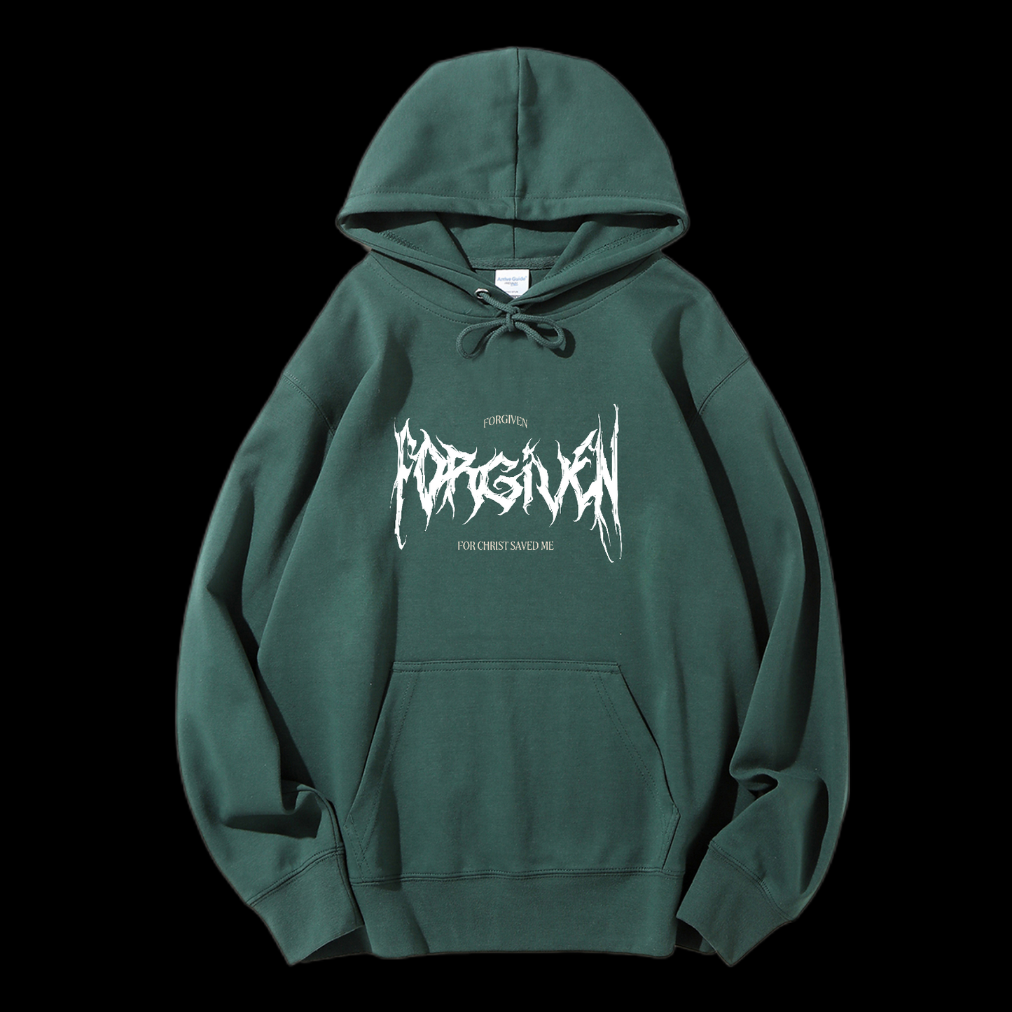 Forgiven For Christ Saved Me Drawstring Hoodie
