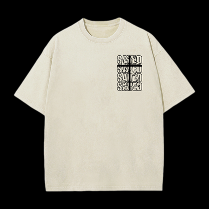 Saved By Jesus Christ Washed T-Shirt