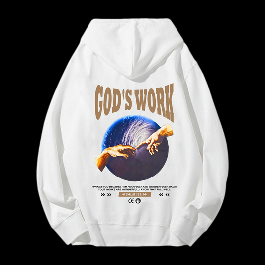 God's Work Psalm 139:14 Drawstring Hoodie