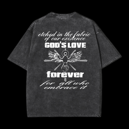 God's Love Forever Washed T-Shirt
