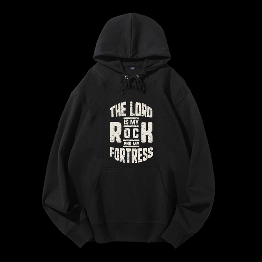 The Lord Is My Roch And My Fortress Drawstring Hoodie