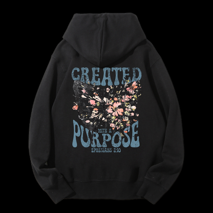 Created With Purpose Drawstring Hoodie