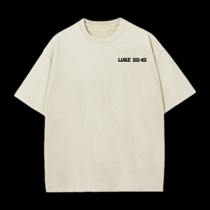 God's Will Not Mine Washed T-Shirt