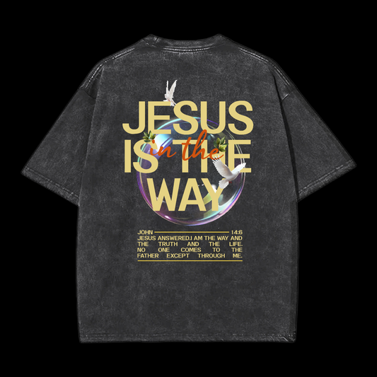 Jesus Is The Way Washed T-Shirt