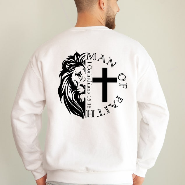 Man Of Faith Crewneck Sweatshirt