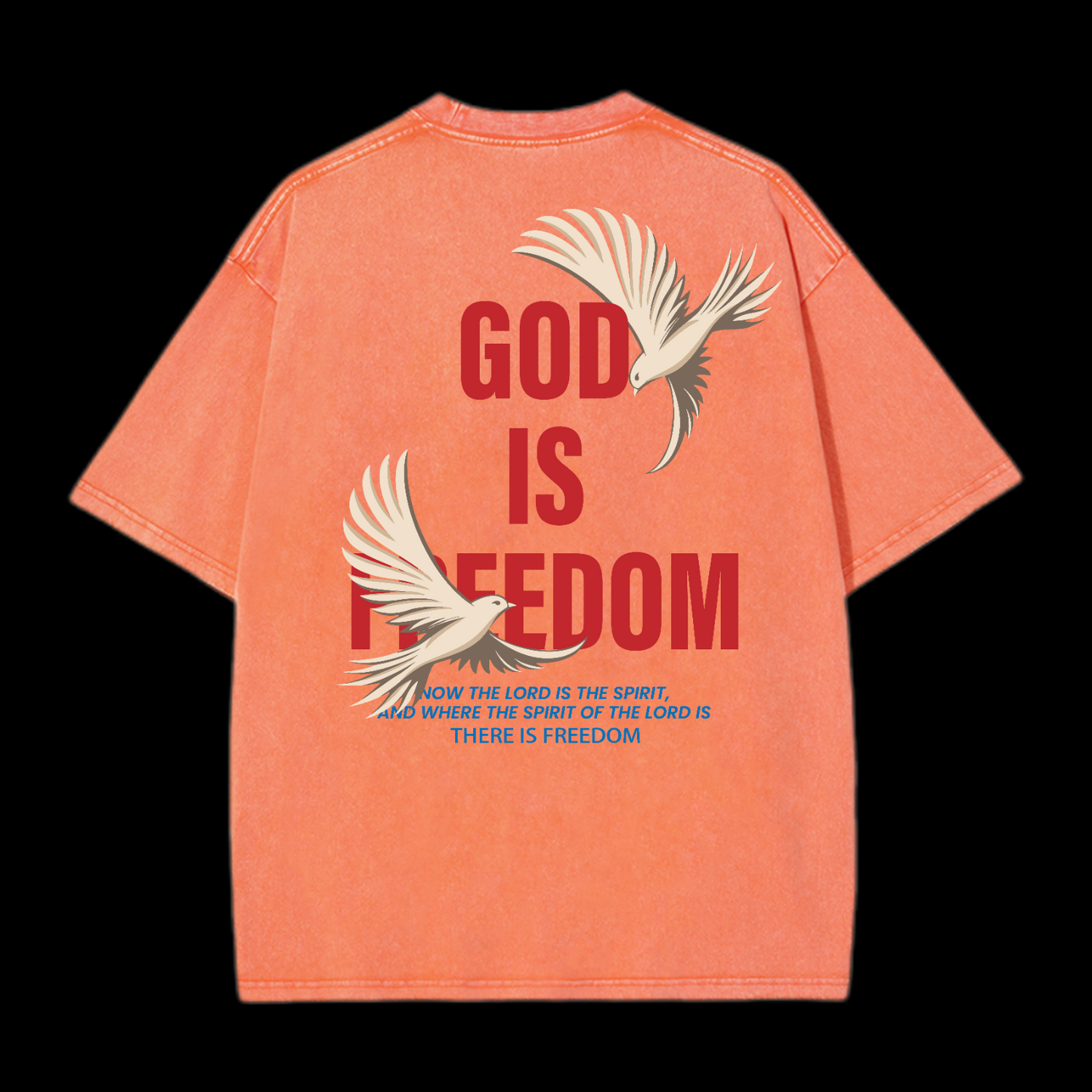 God Is Freedom Washed T-Shirt