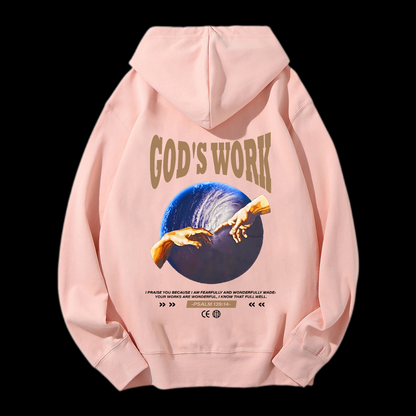 God's Work Psalm 139:14 Drawstring Hoodie
