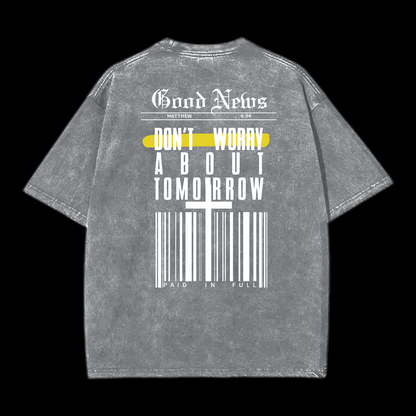 Do Not Worry Washed T-Shirt
