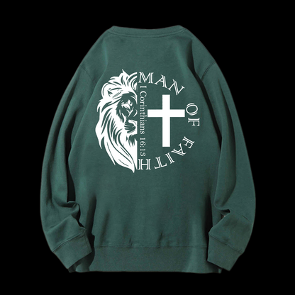 Man Of Faith Crewneck Sweatshirt