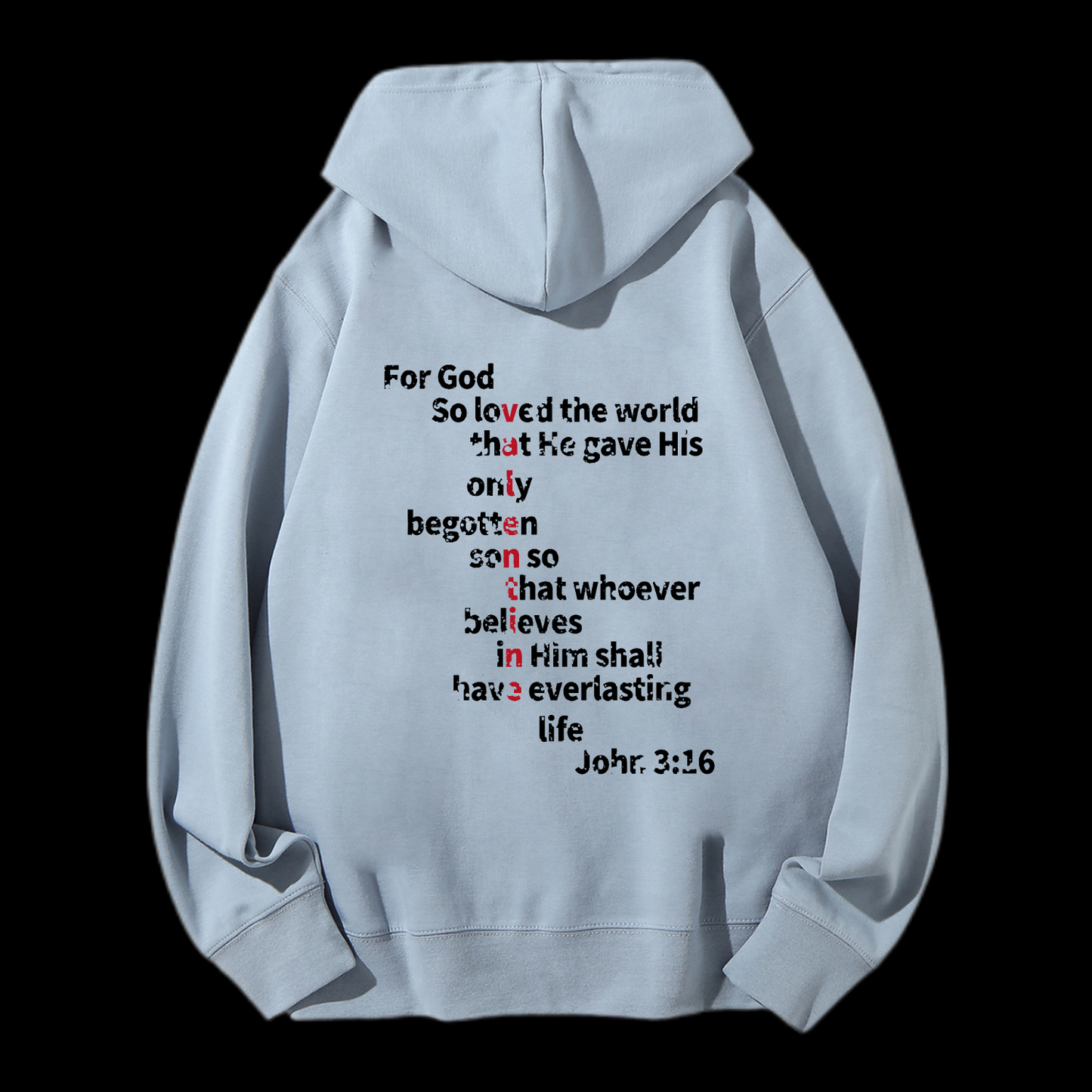 John 3:16 Drawstring Hoodie