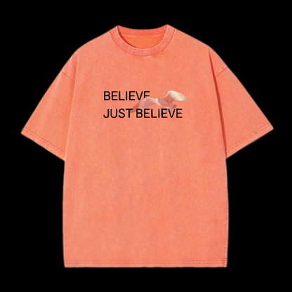 With God All Things Are Possible Washed T-Shirt