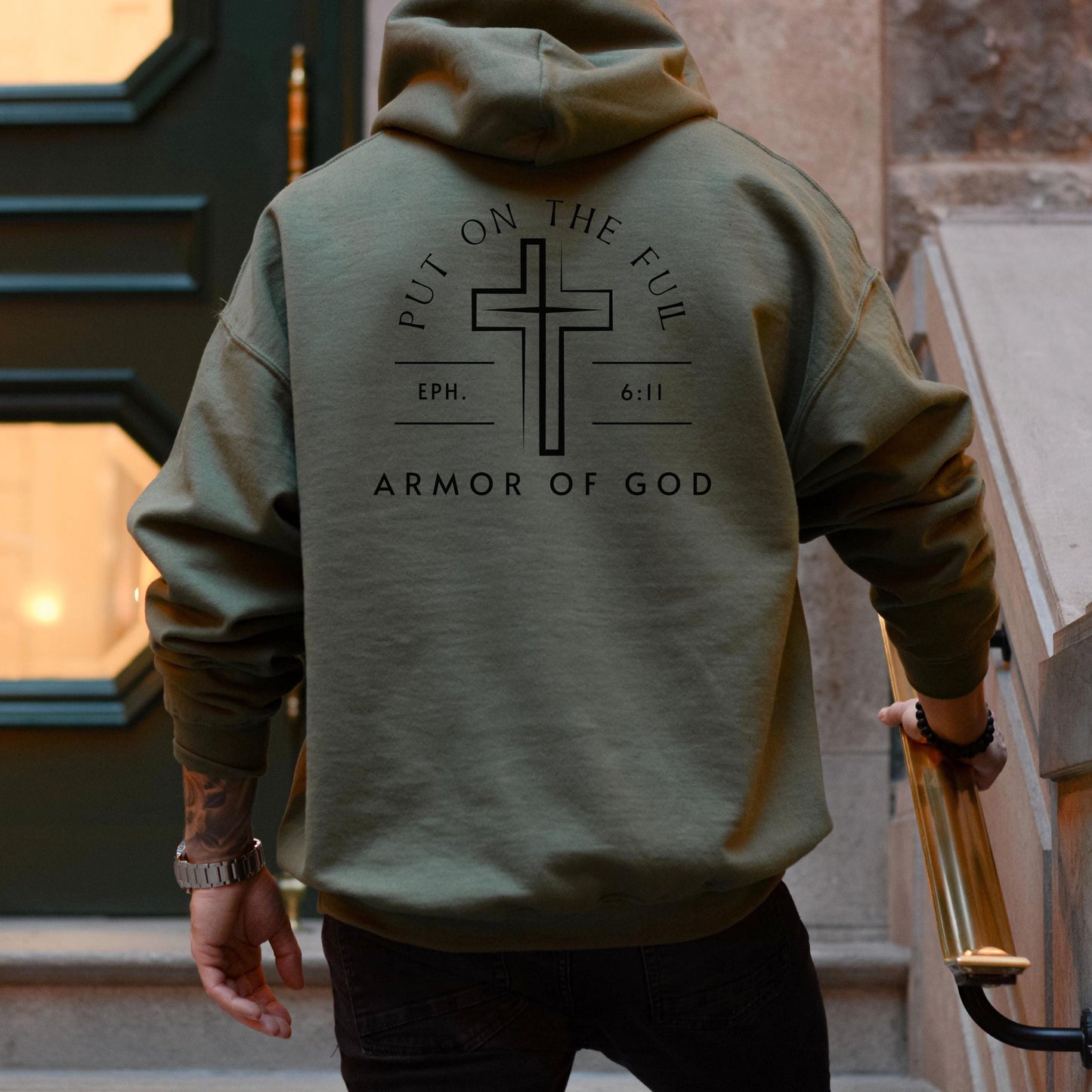 Armor Of God Drawstring Hoodie
