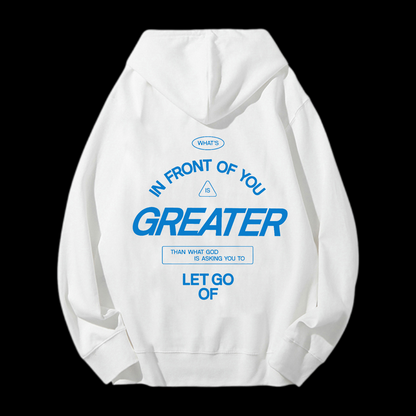 In Front Of You Is Greater Drawstring Hoodie