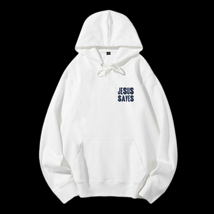 Jesus Saves Drawstring Hoodie